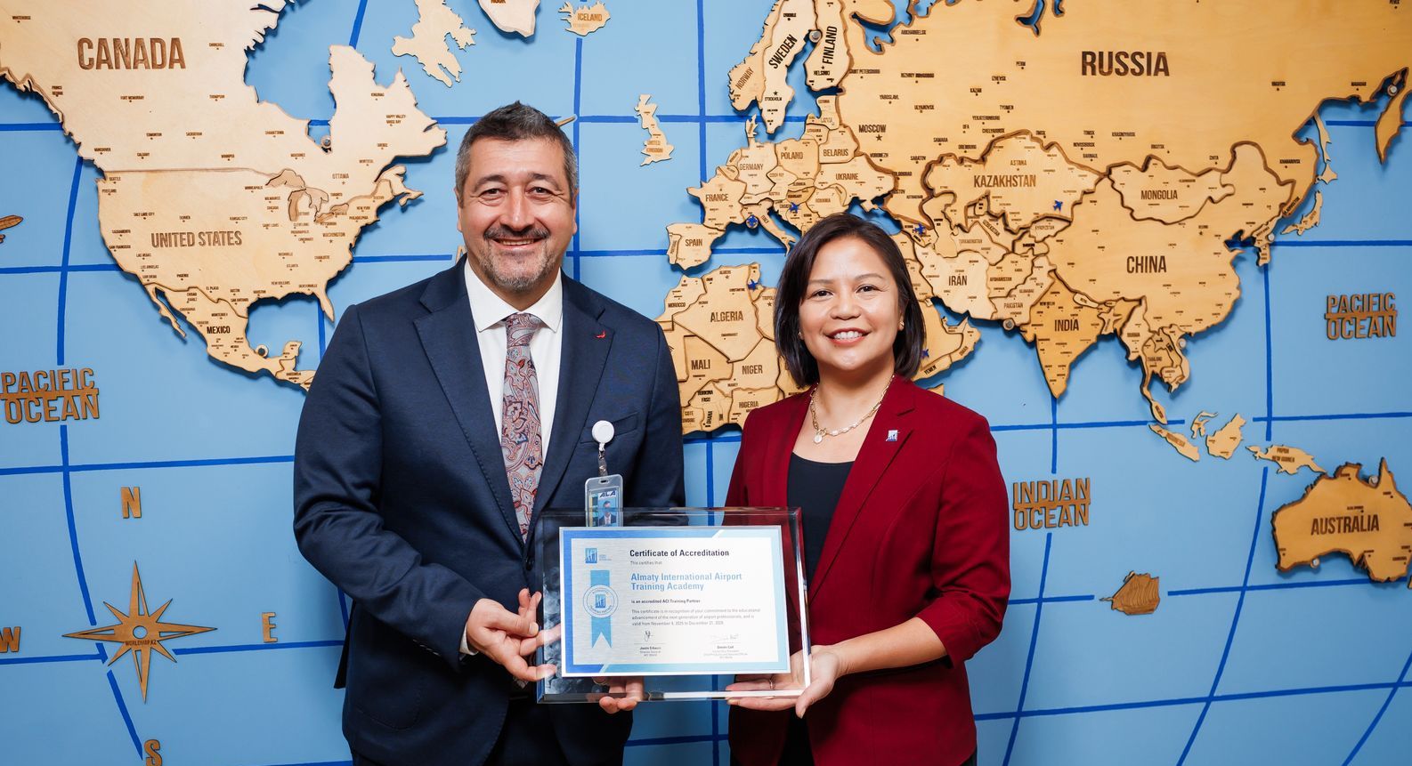 Алматы халықаралық әуежайы ACI Accredited Training Partner мәртебесін алды