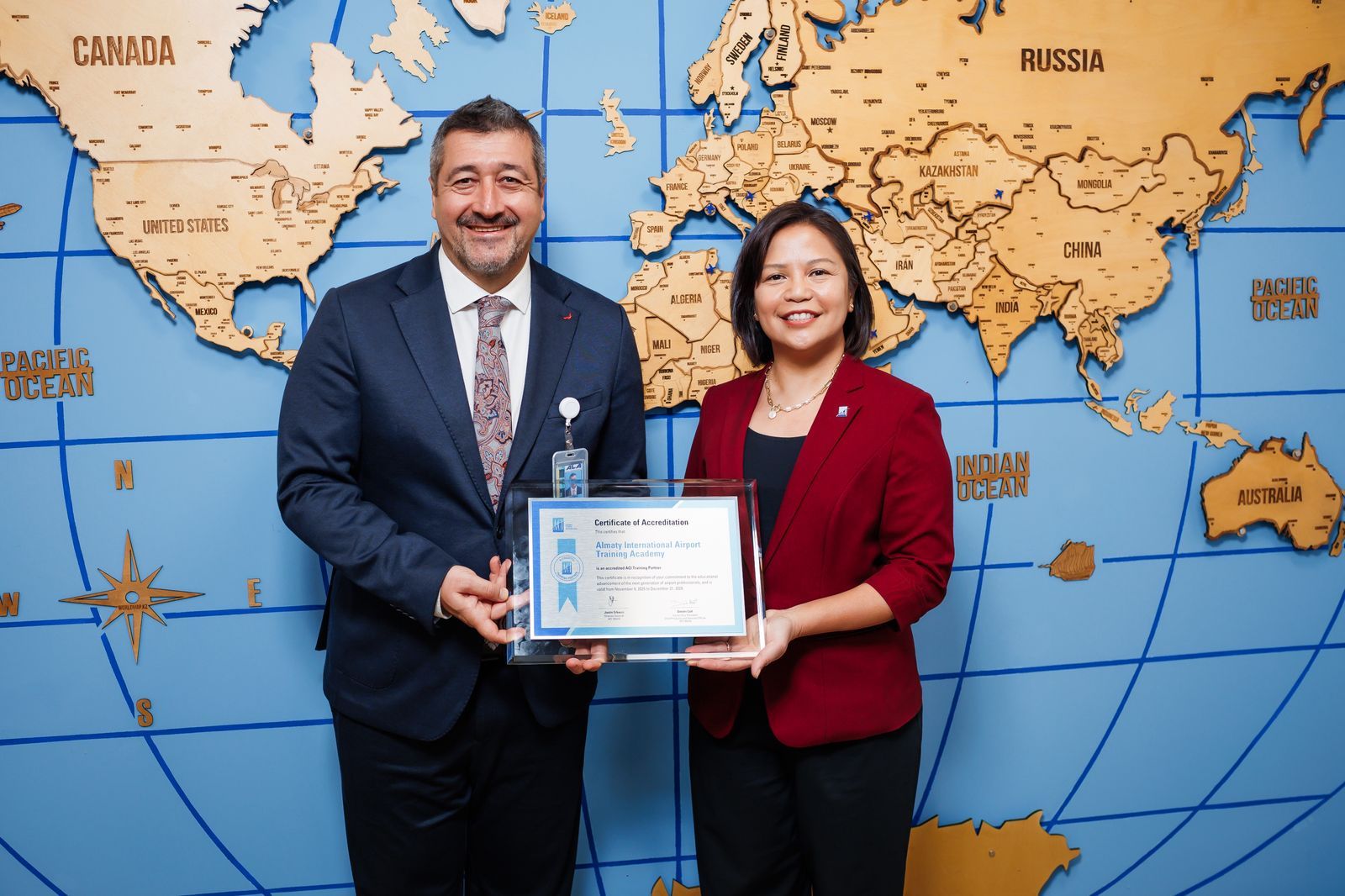 Алматы халықаралық әуежайы ACI Accredited Training Partner мәртебесін алды