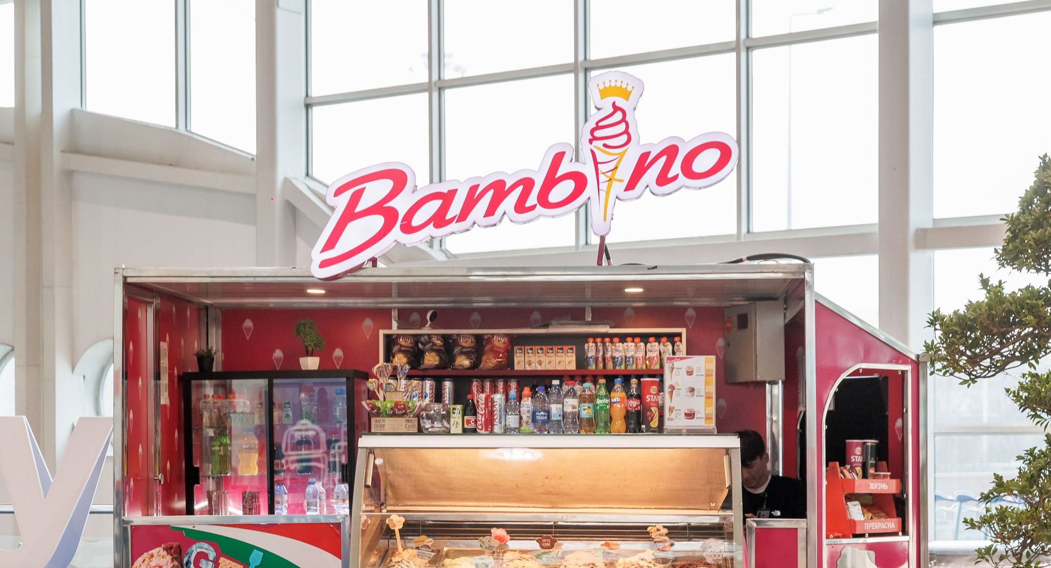 Балалар мен ересектерге арналған түрлі дәмді балмұздақ пен тәттілер ұсынатын сүйкімді орын